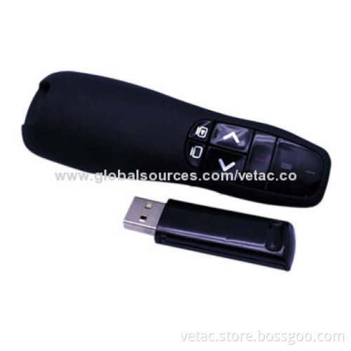 RF Wireless Laser Presenter for PPT, Dimensions 11.5 x 3.7 x 2.5cm